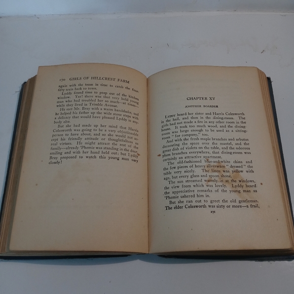1914 Antique The Girls of Hillcrest Farm Amy Bell Marlowe HC Hardcover VTG Book - Picture 8 of 12